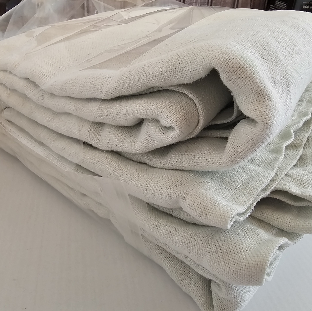 Parachute 100% Linen King Bed Blanket Celery